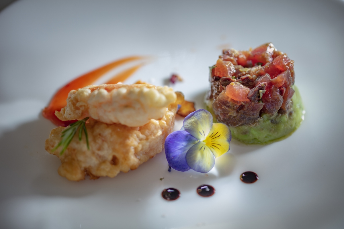 Food on Ena Yacht