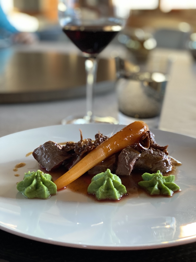 Food on Ena Yacht